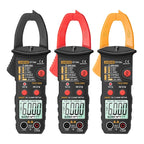 ANENG ST180 Digital Display Clamp AC & DC Intelligent Voltage Multimeter, Red, Black, Yellow – Durable Build, Easy to Use