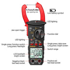 ANENG ST180 Digital Display Clamp AC & DC Intelligent Voltage Multimeter, Red, Black, Yellow – Durable Build, Easy to Use