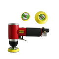 Pneumatic Polishing Machine Sandpaper Machine Car Waxing Machine, Red With 2 inch 3 inch Pallet, Black With 2 inch 3 inch Pallet Red With 2 inch 3 inch Pallet