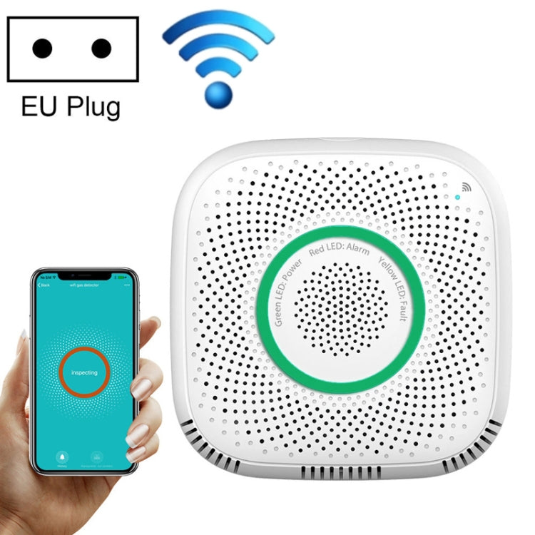 TY-GSA-87 Smart Home WIFI Gas Detector, EU Plug, US Plug, UK Plug – TPU EU Plug