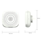 TY-GSA-87 Smart Home WIFI Gas Detector, EU Plug, US Plug, UK Plug – TPU