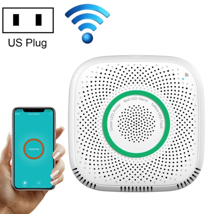 TY-GSA-87 Smart Home WIFI Gas Detector, EU Plug, US Plug, UK Plug – TPU US Plug