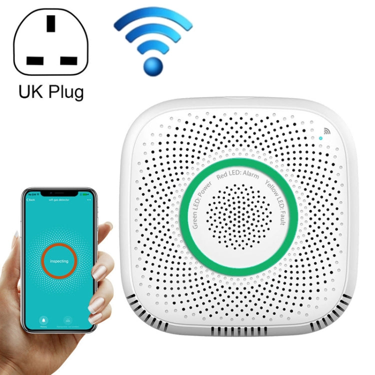 TY-GSA-87 Smart Home WIFI Gas Detector, EU Plug, US Plug, UK Plug – TPU UK Plug