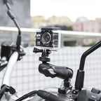 Motorcycle Action Camera Mount Holder, Handlebar, Mirror Base