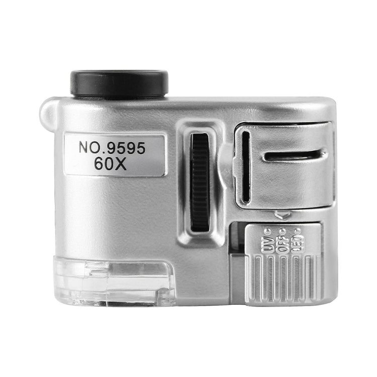 9595 60X LED Light UV Light Mini Microscope, 9595 9595