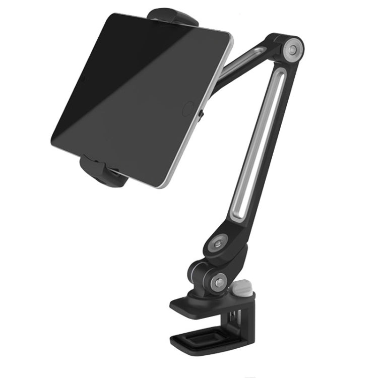 203B Snap-On Lazy Mobile Phone Bracket Bedside Desktop Tablet Bracket, Black, White Black