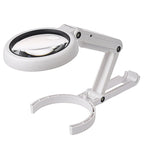 5X / 11X USB Charging LED Light Handheld Magnifier, 5X / 11X 5X 11X