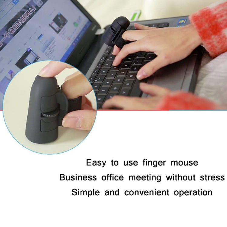 2.4G Computer Finger Wireless Mouse – Durable Build, Easy to Use