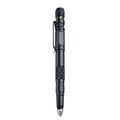 P08 Outdoor LED With Flashing Tungsten Steel Window Breaking Self-Defense Pen, Black, Gold, Grey Black