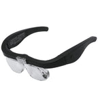 11537DC 1.5X / 2.5X / 3.5X / 5X Rechargeable LED Light Glasses Magnifier, 11537DC 11537DC