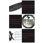 11537DC 1.5X / 2.5X / 3.5X / 5X Rechargeable LED Light Glasses Magnifier, 11537DC