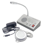 ZHUDELE ZDL-9908 Window Two-way Walkie-talkie Bank/Hospital/Station/Counter Microphone Amplifier,EU Plug, EU Plug, UK Plug, US Plug