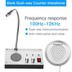 ZHUDELE ZDL-9908 Window Two-way Walkie-talkie Bank/Hospital/Station/Counter Microphone Amplifier,EU Plug, EU Plug, UK Plug, US Plug
