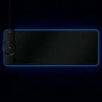 K9186 Multifunctional RGB Lighting Mouse Pad With Wireless Charger – TPU Black
