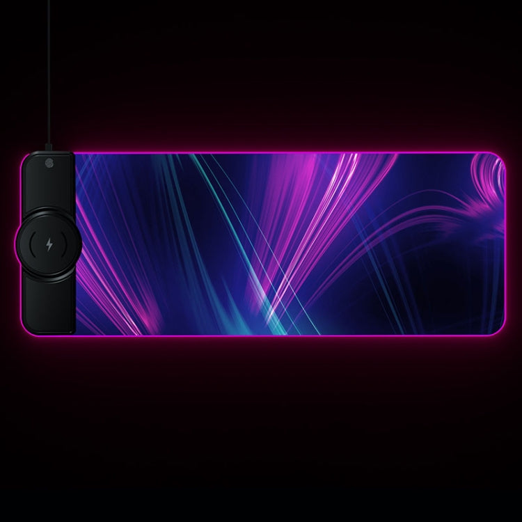 K9186 Multifunctional RGB Lighting Mouse Pad With Wireless Charger – TPU Colorful