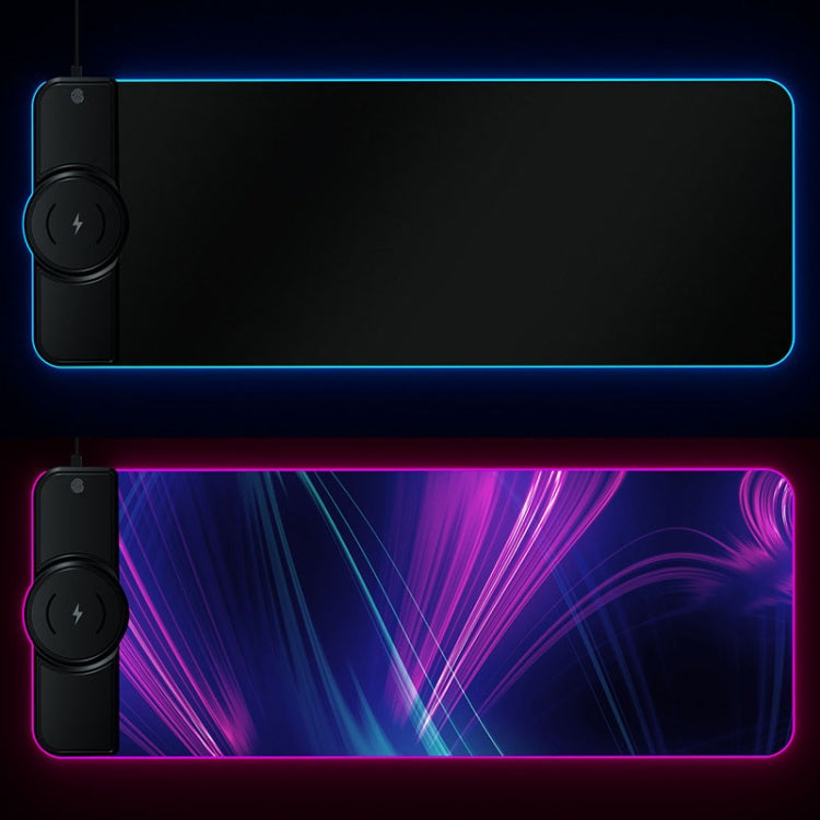 K9186 Multifunctional RGB Lighting Mouse Pad With Wireless Charger – TPU