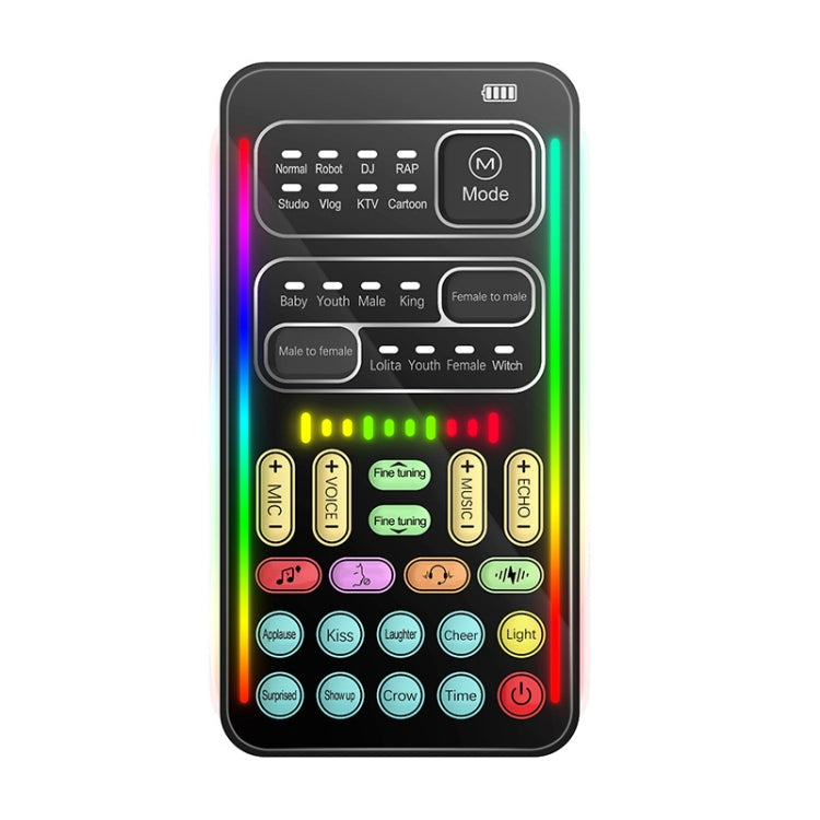 Voice Changer Game Live Broadcast Mobile Computer Sound Card, i9, i9 Set, K9, K9 Set i9