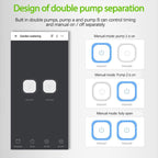 WD-01ADE WIFI Gardening Drip Irrigation Controller, Double Pump 15 Pots, Double Pump 20 Pots