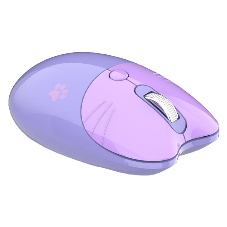 M3 3 Keys Cute Silent Laptop Wireless Mouse, Spec:, Wireless Version (Vitality Pink), Wireless Version (Milk Tea), Bluetooth Wireless Version (Milk Tea), Bluetooth Wireless Version (Pink), Bluetooth Wireless Version (Red)... – Bluetooth Bluetooth Wireless Version (Purple)