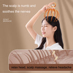 D18 Head Massager Relax Scalp Meridian Massager, 18 Claw (Pink), 18 Claw (Yellow), 18 Claw (Blue), 12 Claw (Pink), 12 Claw (Yellow), 12 Claw (Blue)