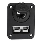 Andersen Panel Large Current Plug With 12V Cigarette Lighter Panel Combination, PA5403 PA5403