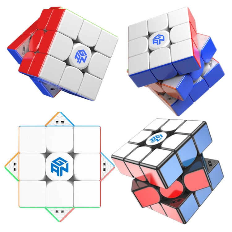GAN12 Competition Practice Third-Order Magnetic Magic Cube Puzzle Toy, Style:, UV Version, Primary Color Version