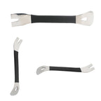 Car Stainless Ateel Audio Navigation Door Panel Crowbar, 2 PCS Stainless Steel