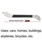 Car Stainless Ateel Audio Navigation Door Panel Crowbar, 2 PCS Stainless Steel