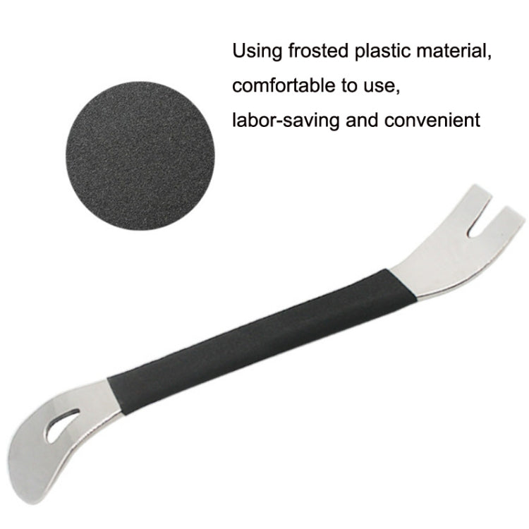 Car Stainless Ateel Audio Navigation Door Panel Crowbar, 2 PCS Stainless Steel
