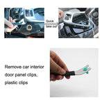 Car Stainless Ateel Audio Navigation Door Panel Crowbar, 2 PCS Stainless Steel