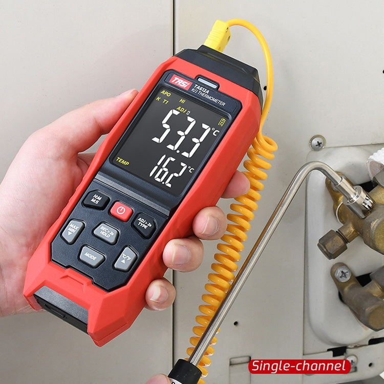 TASI Contact Temperature Meter K-Type Thermocouple Probe Thermometer, Style:, TA612A Single Channel, TA612B Dual Channels, TA612C 4 Channels – Durable Build, Easy to Use