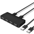 USB 2.0 Multifunctional 2 In 4 out HUB – Durable Build, Easy to Use Default Title
