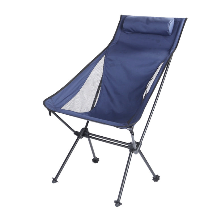 Outdoor Camping Aluminum Alloy Portable Folding Beach Chair, Without Pocket (Blue Gray), With Pocket (Blue Gray), Without Pocket (Dark Gray), With Pocket (Dark Gray) Without Pocket (Blue Gray)