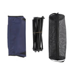 Outdoor Camping Aluminum Alloy Portable Folding Beach Chair, Without Pocket (Blue Gray), With Pocket (Blue Gray), Without Pocket (Dark Gray), With Pocket (Dark Gray)