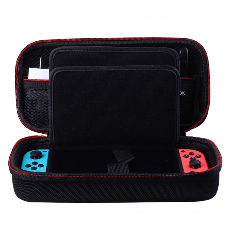 CHKJOK Game Console Bracket Function EVA Protective Sleeve For Switch Oled, Black, Gray Black