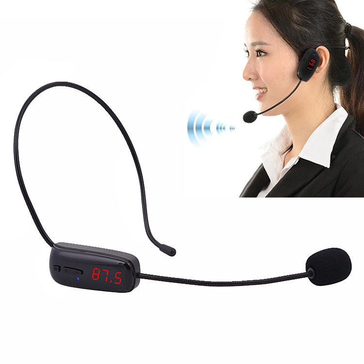 FM Microphone Wireless Headset Small Amplifier Head-Worn Microphone Default Title