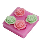 Flower Silicone Mould Handmade Soap Fondant Cake Decoration, Fondant Cake Decoration Fondant Cake Decoration