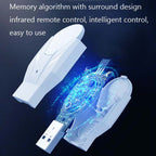 2 PCS IR18 Multifunctional Infrared WiFi Intelligent Voice Remote Control With Night Light Function