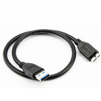 USB 3.0 Male To Micro USB HDD Data Cord For External Mobile HDD,Cable Length:1.8m – Data Transmission, Plug-and-play Default Title