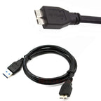 USB 3.0 Male To Micro USB HDD Data Cord For External Mobile HDD,Cable Length:1.8m – Data Transmission, Plug-and-play