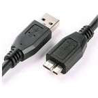 USB 3.0 Male To Micro USB HDD Data Cord For External Mobile HDD,Cable Length:1.8m – Data Transmission, Plug-and-play