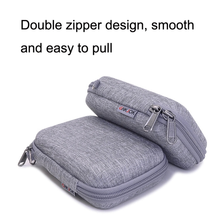 Headphone Data Cable Digital Accessories Storage Bag, GHKJOK GH1371,...