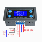 12/24V Relay Module Cycle Trigger Delay Power-Off Delay Timing Circuit Switch, Delay Circuit Switch