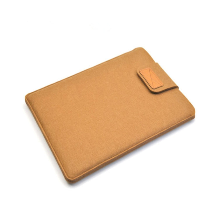 Vertical Felt Laptop Bag Tablet Sleeve Bag, 11 Inch, 13 Inch, 14 Inch, 15 Inch – Durable Build, Easy to Use 11 Inch Khaki