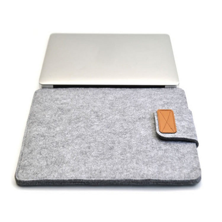 Vertical Felt Laptop Bag Tablet Sleeve Bag, 11 Inch, 13 Inch, 14 Inch, 15 Inch – Durable Build, Easy to Use 14 Inch Light Grey
