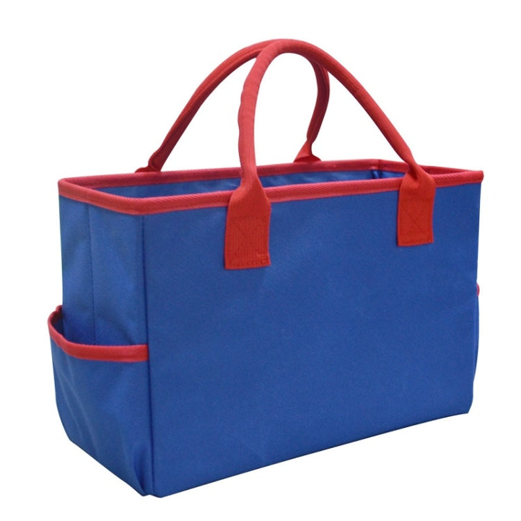 Large Capacity Foldable Polyester Stationery Storage Bag with Handles