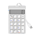Sunreed SKB886S 19 Keys Wired Keypad With Digital USB Interface, Cable Length: 1.5m, Wired White, Wired Black – TPU Wired White White