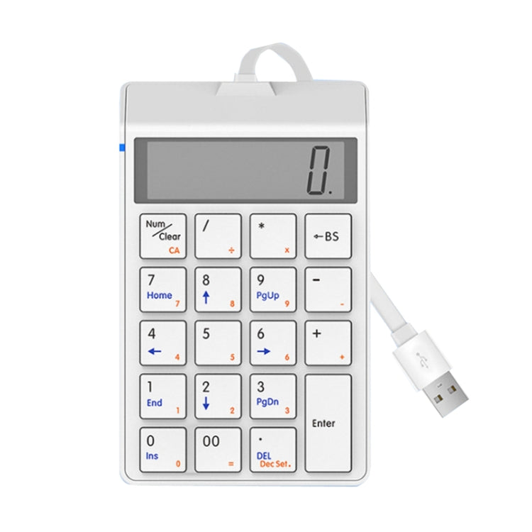 Sunreed SKB886S 19 Keys Wired Keypad With Digital USB Interface, Cable Length: 1.5m, Wired White, Wired Black – TPU Wired White White