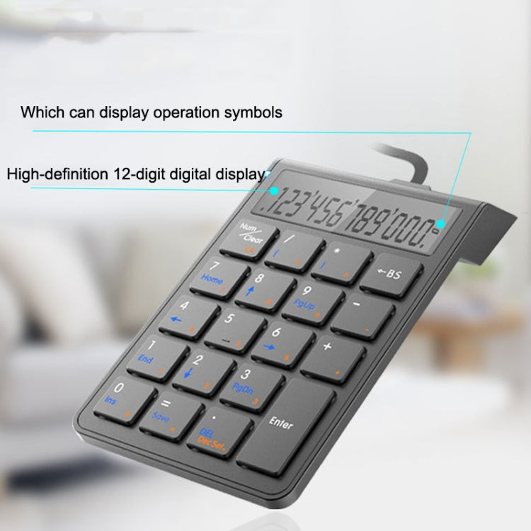 Sunreed SKB886S 19 Keys Wired Keypad With Digital USB Interface, Cable Length: 1.5m, Wired White, Wired Black – TPU