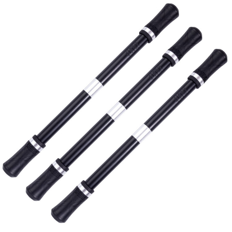 3 PCS Beginners Non-slip Wear-resistant Portable Rotating Pen Black + Black
